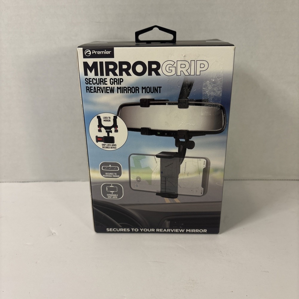Premier Mirror Xtend Extendable Rearview Mirror Mount PMT17 – New